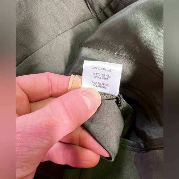 W by WORTH Olive green crop ruched cargo pants size S. - Picture 9 of 13